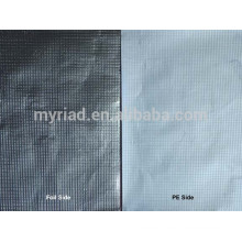 Paño de fibra de vidrio de capa de papel de aluminio / laminado de tela de fibra de vidrio de papel de aluminio